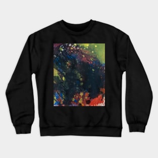 Vibrant Abstract Painting Crewneck Sweatshirt